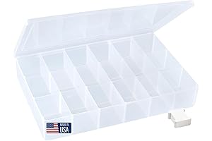 Embroidery Floss Organizer Box with Clear Storage Case and 50 Cardboard Bobbins