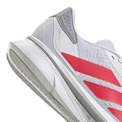 adidas Femme Duramo SL 2 Running Shoes Chaussures de Course, FTWR White/Lucid Red/Halo Silver, 41 1/3 EU