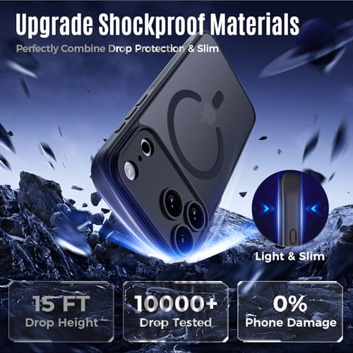 Image of Symcele Designed for iPhone 17 Pro Max Case,Black