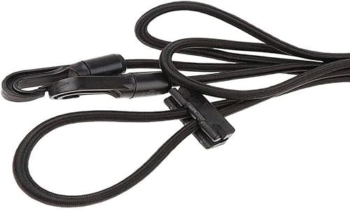 Miniatura 6 de Caballo Rein - Estirador de cuello elástico, cuerda ajustable para entrenamiento de caballos, alternativa a las riendas laterales de 9.8 pies