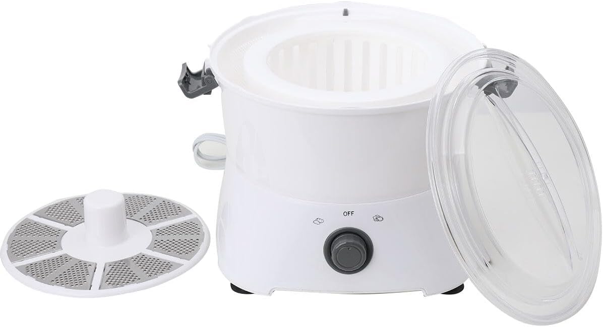 Pelapatate Elettrico, pelapatate Automatico da 85 W, pelapatate Commerciale con Comando a Un Pulsante, pelapatate Multifunzione per Frutta e Verdura, essiccatore per Verdure
