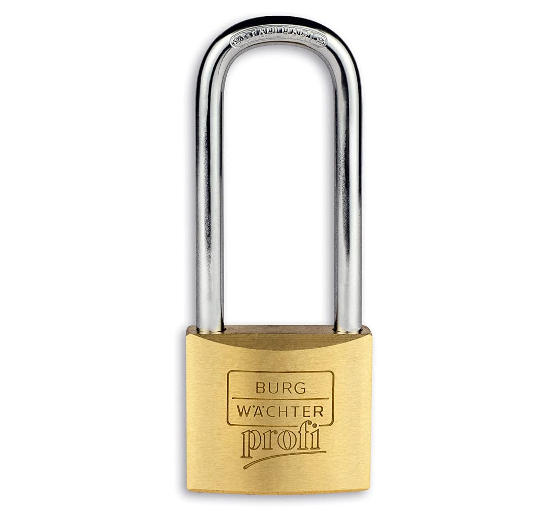 Burg Wächter 116hbprofi – Vorhängeschloss 10 x 32 x 110 mm lang Messing