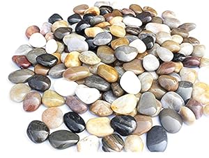 Azatemgo Polierte Natur Kieselsteine 2-4cm 900g