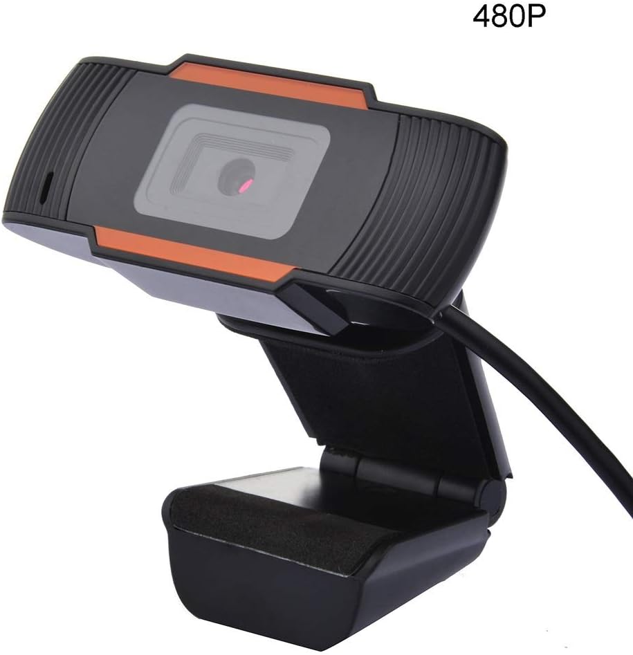 ARCH HD Computer Webcam with Absorption Microphone Desktop Rotatable Computer Camera USB Web Cam for Video Conferencing ，Video Chat and Online Class Exams (Size : 480P)
