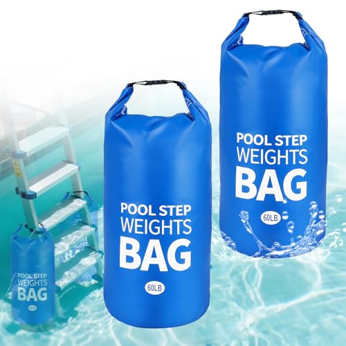 2 Pack 25L/60LB Pool Step Weights for Pool Ladders, 500D