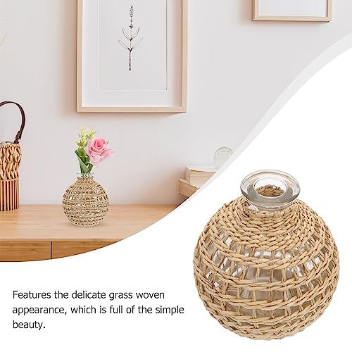 Vase en verre bohème rustique et récipient floral pour maison - 3