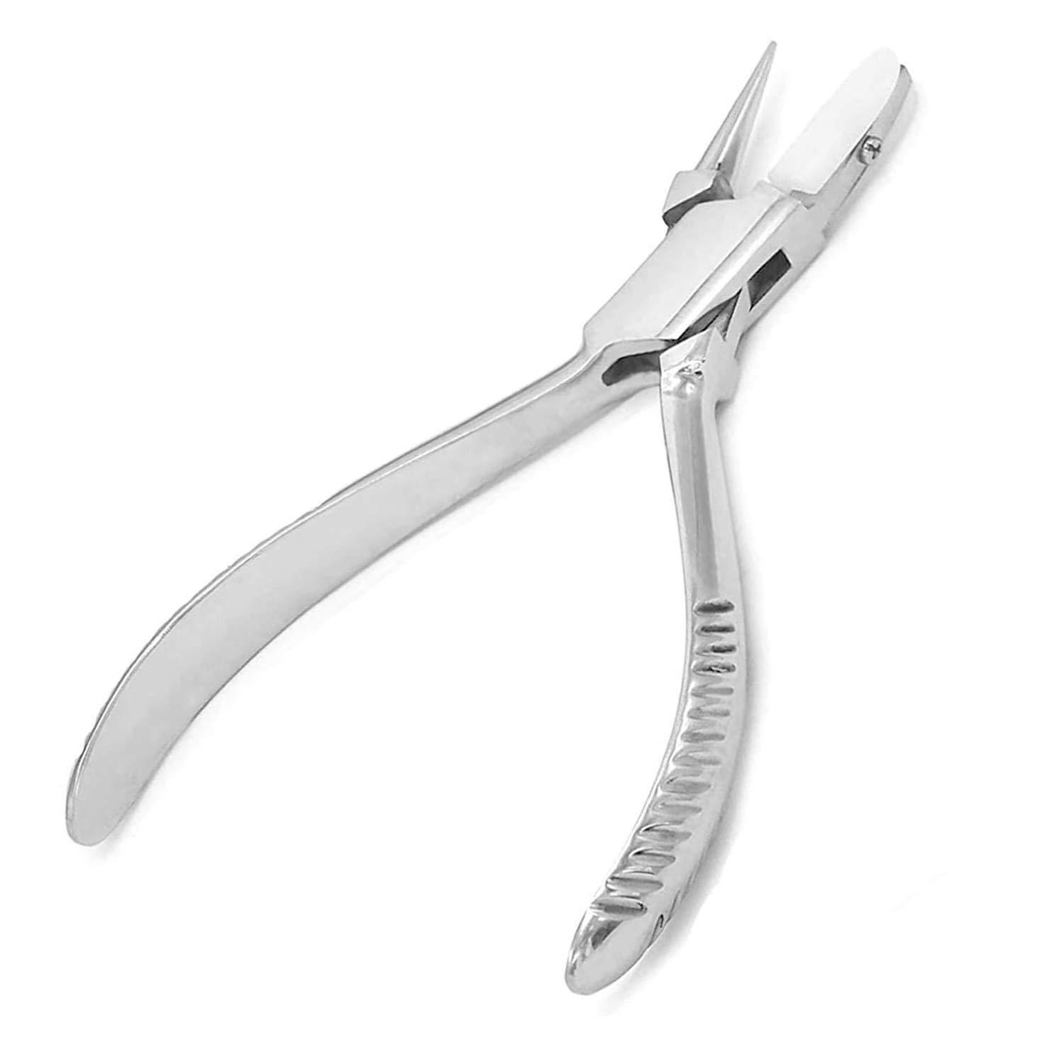 PRECISE CANADA Non-Marring Round Jaw Flat Nose Nylon Pliers Jewelry Making Wire Looping Wrapping Coiling Metal Forming