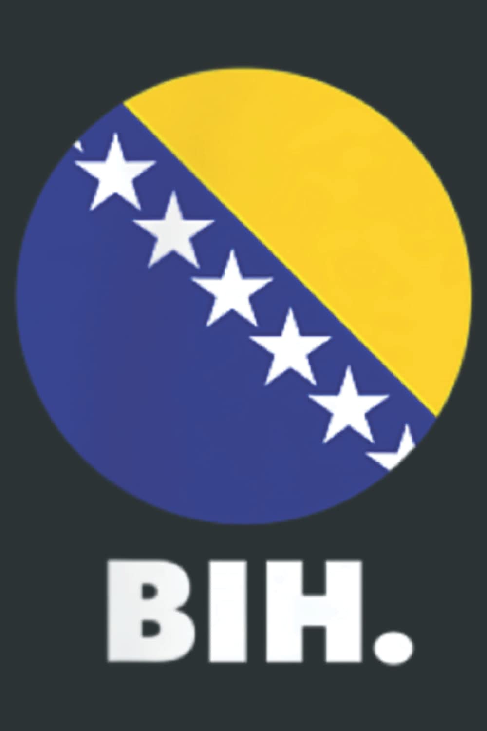 Bosna Bosnia BIH Bosanac Balkan Bosnia Sarajevo: Heart Journal Notebook 6x9 inch 110pages