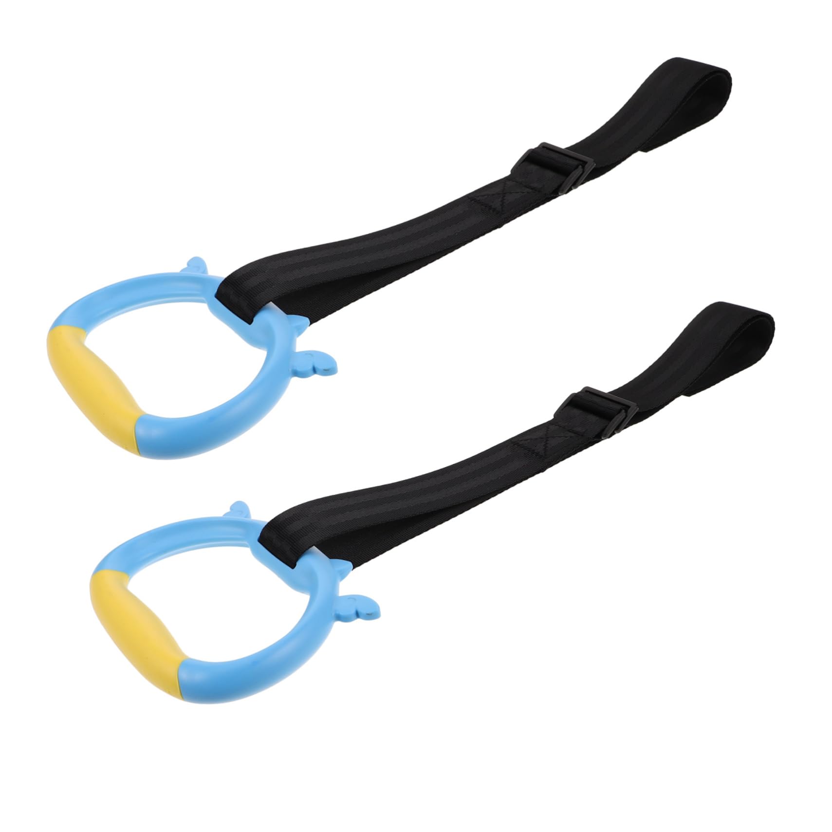 Gogogmee Toddler Gymnastics Equipment Children's Pull up Bar Gym Rings for Kids Home Exercise Equipment Fitness Ring Straps