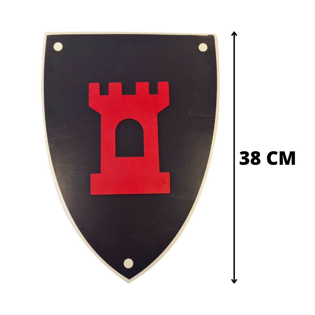 3 Scudi Blu Playmobil - Cavaliere, Nano E Romano - Ottime Condizioni
