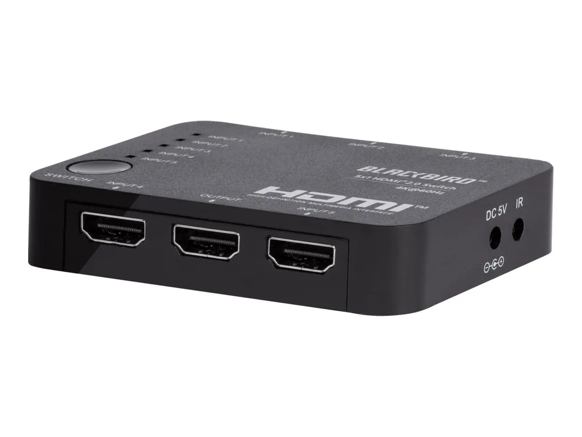 Amazon.com: Monoprice 4K 5x1 HDMI 2.0 Switch - 4K@60Hz, Dolby
