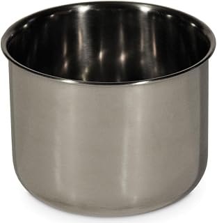 Taza para gallinero de acero inoxidable, suministros para jaulas interiores | Cuencos duraderos para comida y agua para jaula de pájaros, diseño universal para pájaros pequeños y medianos, para comida y riego