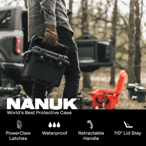 Image of NANUK T20 Waterproof Camera Case Hard Shell with Cubed Foam (11L) - Dustproof, Impact Resistant NK-7 Resin - For Camera, Drone & Sensitive Equipment - Compact Travel Case (12.9 inchx 9.7 inchx 10.3 inch) - Black