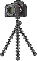 Vista 4 de Joby GorillaPod - Kit de trípode compacto con cabezal esférico para cámaras sin espejo de hasta 2.2 libras, negro/carbón.