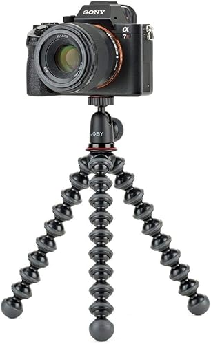 Miniatura 4 de Joby GorillaPod - Kit de trípode compacto con cabezal esférico para cámaras sin espejo de hasta 2.2 libras, negro/carbón.