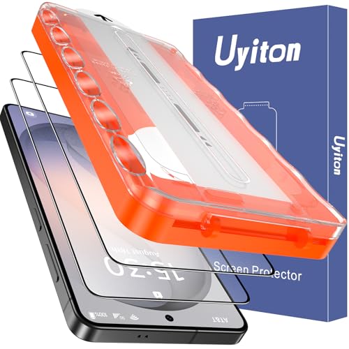 Image of Uyiton for Samsung Galaxy S26 Plus Matte Screen Protector - 2 Pack | Fingerprint Unlocking, Anti‑Glare & Anti‑Fingerprint, Bubble‑Free, Easy Install, HD Clarity, Smooth Matte, 9H+ Hardness.