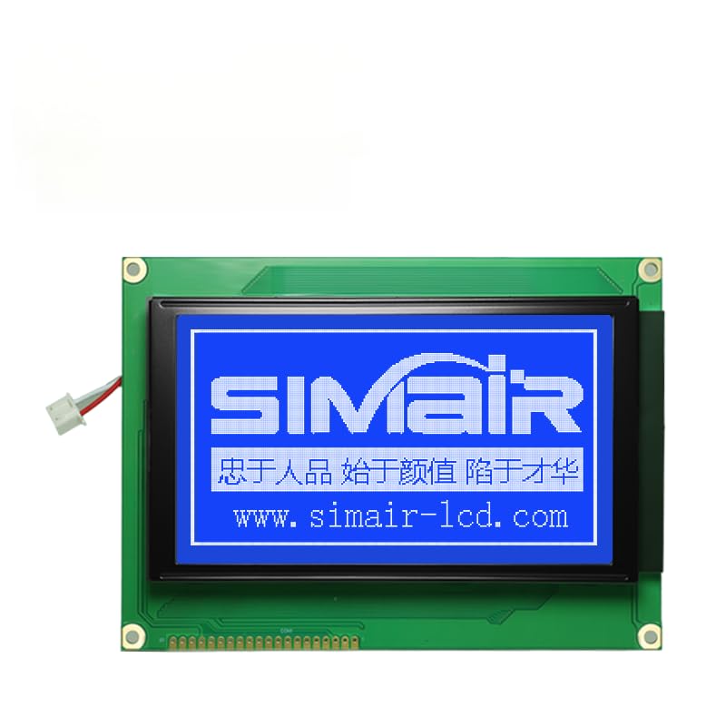 WG240128B 240x128 Graphic LCD Display Module,5V,RA6963 Controller,20-Pin,No Soldering pin (WG240128B-YYH-VZ#)