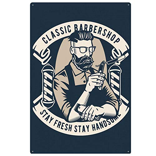 Topdo - 1 póster metálico de Pintura Vintage artística Decorativa p