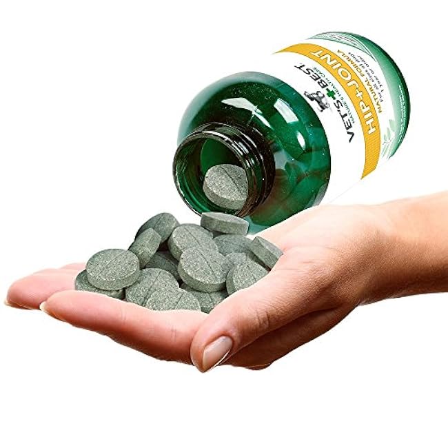 Vet's Best Advanced Hip & Joint Dog Supplements - Formulated with Glucosamine and Chondroitin to Support Dog Joint and Cartilage Health - 90 Chewable Tablets-Nq7zRkOC