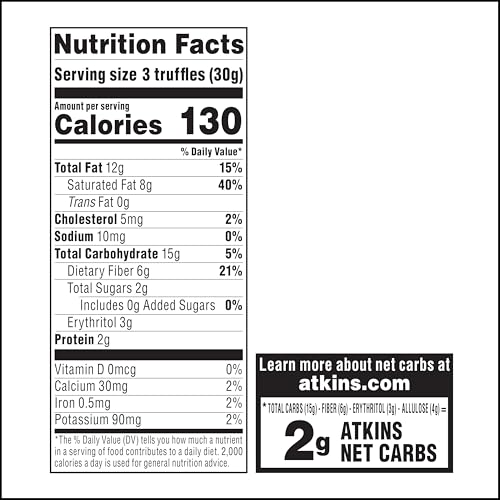 Atkins Endulge Milk Chocolate Truffles, 72 Pack - image 7