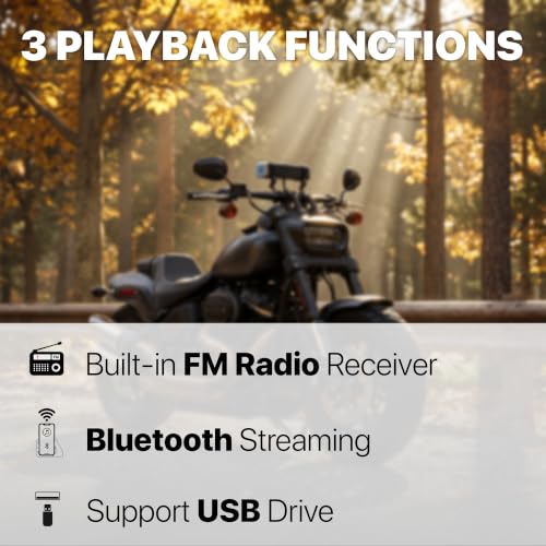 GoHawk RT8 Bluetooth Motorcycle Speakers