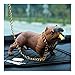 Voiture Intérieur Accessoires Ornements Bully Dog voiture Décoration BullDog Poupée Jouets Tableau de bord Ornement Styling Accessoires (Color : Brown)