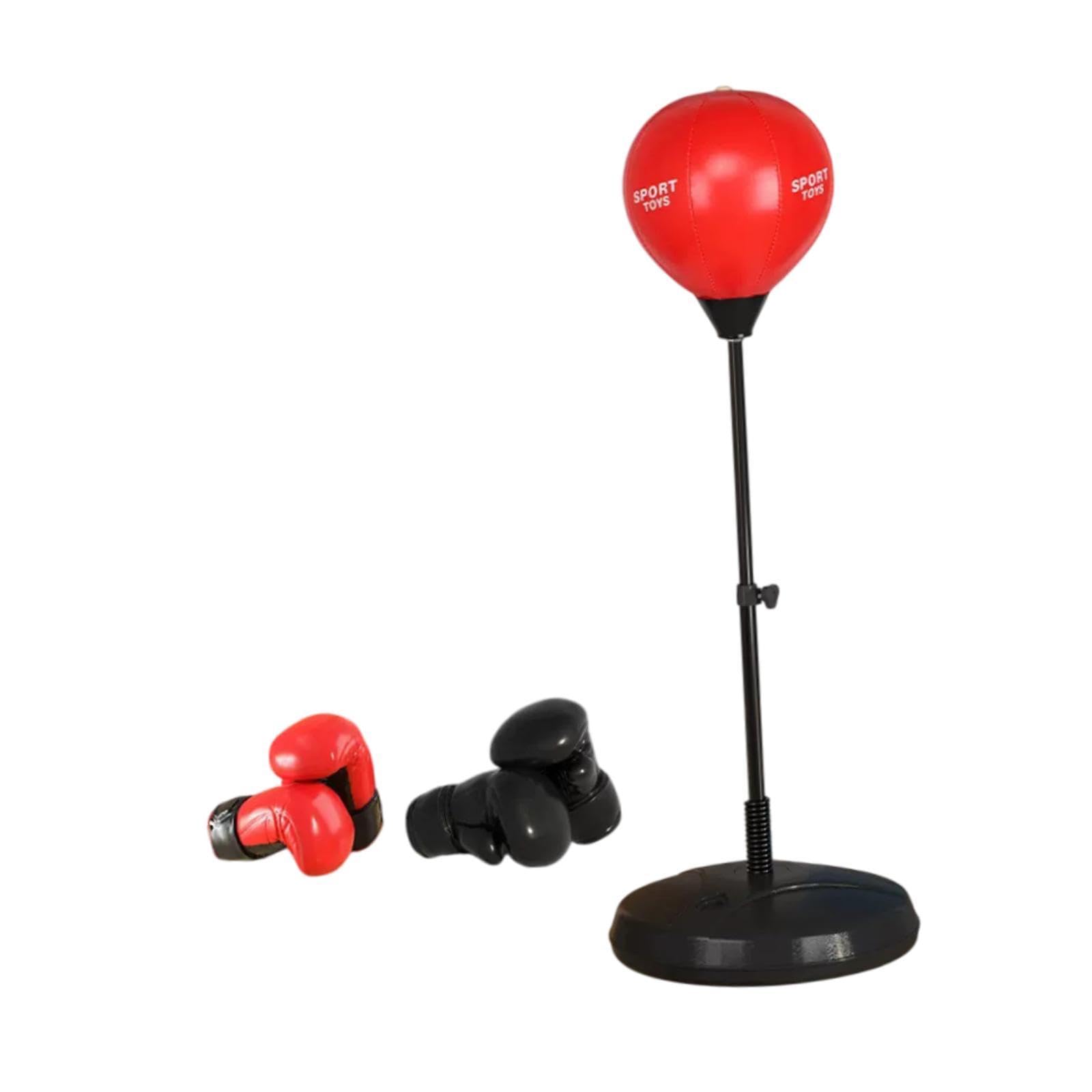 Punching Bag with Stand Freestanding Reflex Ball for Boys Girls Fitness Red | Punching Bags | Training Equipment & Supplies | Boxing, Martial Arts & MMA-image-23