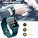 Anbes Health and Fitness Smartwatch with Heart Rate Monitor, Smart Watch for Home Fitness Tracking, Yoga, Exercise Bike, Treadmill Running, Compatible with iPhone and Android Phones for Women Men