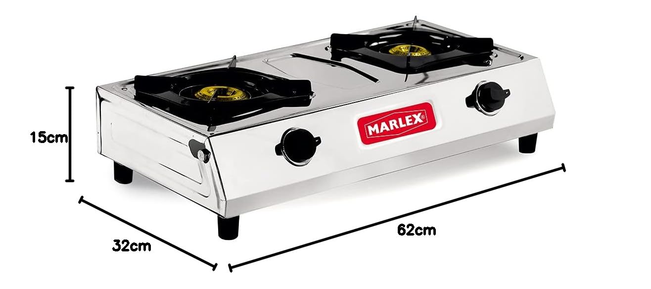 meKILLER BURNER II 6袋セット Marlex Optra stainless steel stove 2 burner Gas Stove - 2 Brass