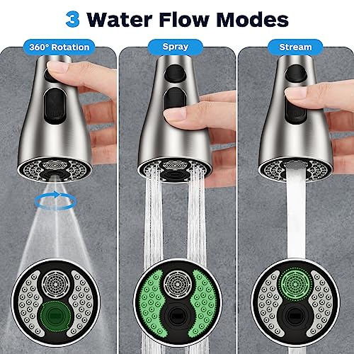 Ifaucet Kitchen Faucet Head Replacement 3 Modes With 12 Adapters thumb #1