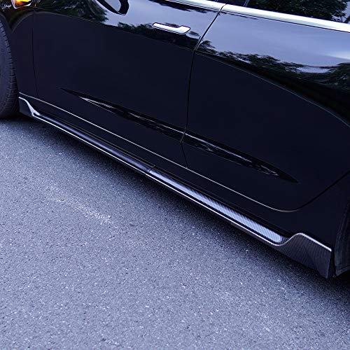 Xipoo 2017-2021 2022 Tesla Model 3 Jupes Latérales en Fiber De Carbone style sport corps kits pour Tesla Model 3 Accessoires Cover