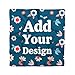 TOPTIE Full Printing Square Scarf 27x27 Inch, Design Picture/Text Satin Wrist Hair Wrap for Sleep