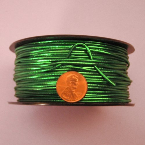 Forest Green Elastic Cord, 2mm X 50Yd