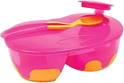 Buba Kit Refeição Com Divisória – Rosa Rosa