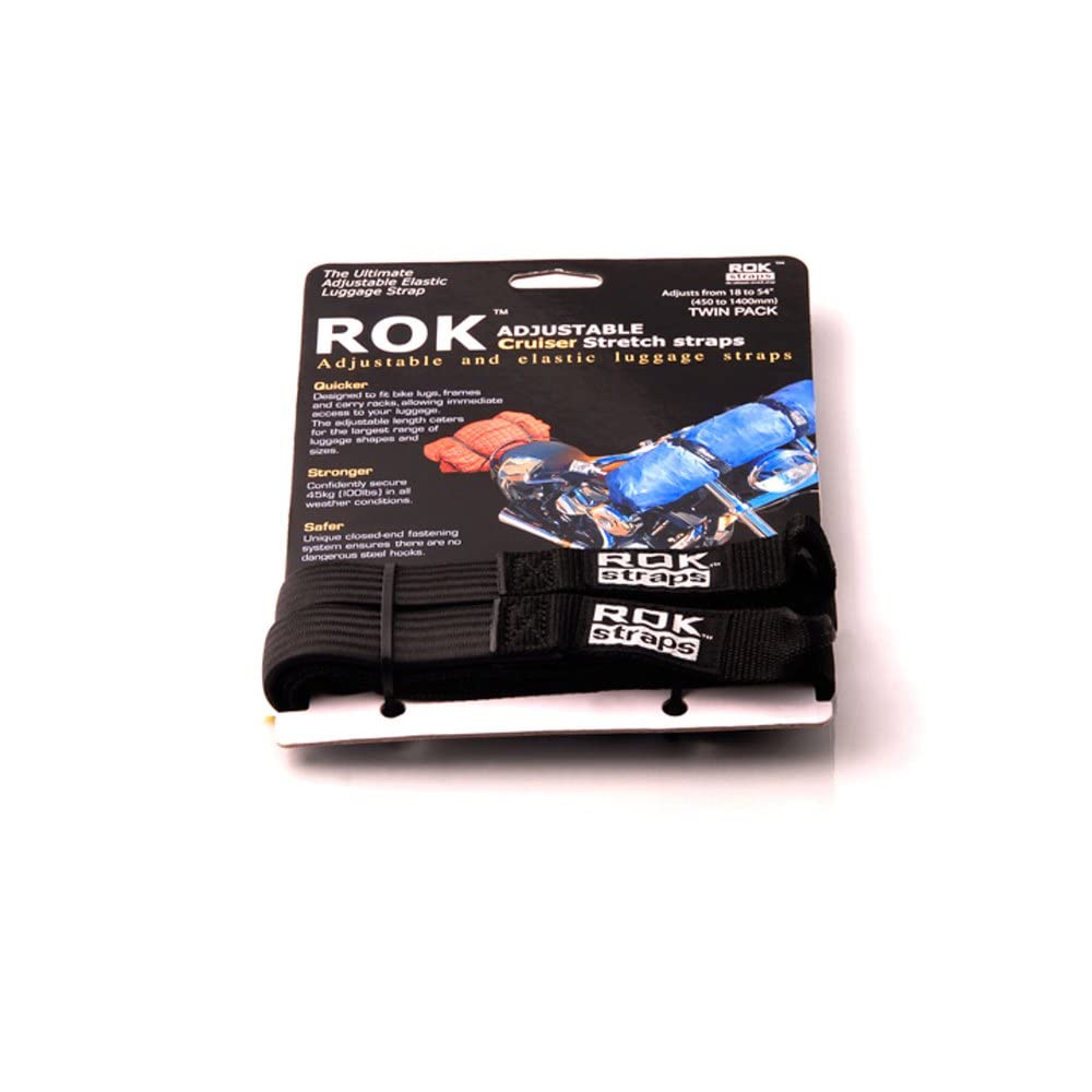 SW-MOTECH ROK straps 2 regulowane pasy mocujące. Czarne. 500-1500 mm