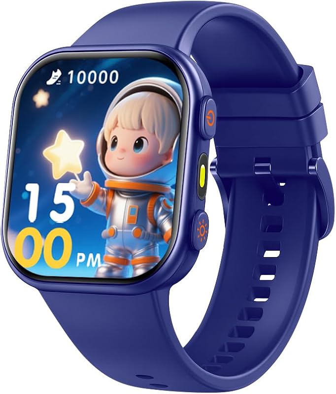 Reloj inteligente para niños sin aplicación, no requiere teléfono, reloj de seguimiento de actividad física para niños con frecuencia cardíaca, oxígeno en sangre, monitor de sueño, podómetro, juegos de rompecabezas, música, historias de audio para niños y niñas de 4 a 12 años