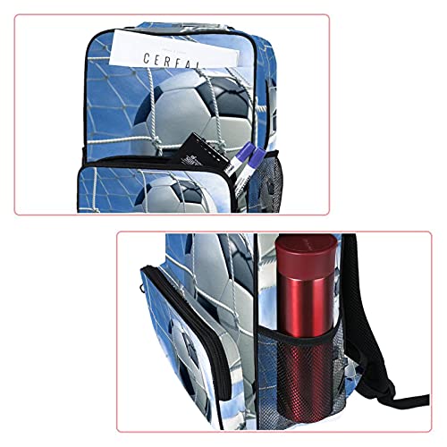 Sac à dos décontracté football aux finitions durables et légères - 2