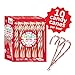 YumEarth Organic Candy Canes - Individually Wrapped Full Size Peppermint Candy Canes - Allergy Friendly, Non GMO, Gluten Free, Vegan - 10 Count (Pack of 1)