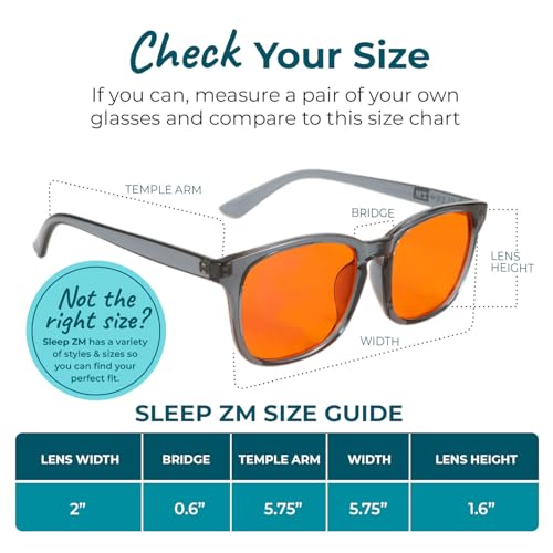 Image of Sleep ZM Blue Light Blocking & Light Sensitivity Glasses - 14 Lens Types for Comfort, Relaxation, Sleep & Relief