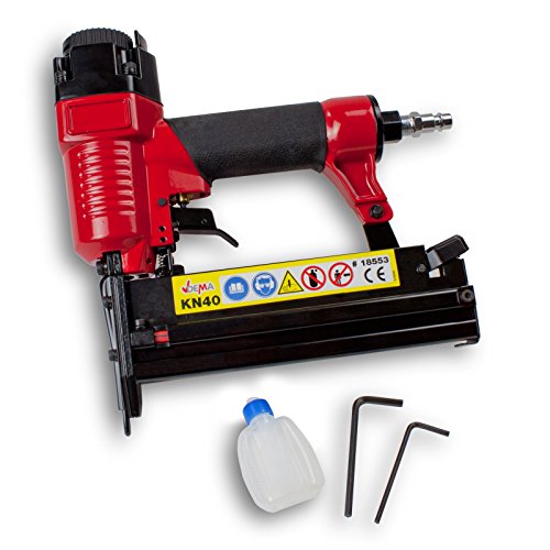 DEMA Druckluft Klammergerät KN40 – Kombinagler, Drucklufttacker, Druckluftnagler – leistungsstark, präzise, ergonomisch – für Holz, Möbelbau, Werkstatt, Innenausbau
