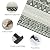 Uphome Outdoor Rug 5x8 Waterproof, Reversible Foldable Boho Plastic Straw Rug for Patios, Lightweight Indoor/Outdoor Area Rug, Tribal Geometric RV Camping Rug for Balcony Deck Picnic, Gray/Black