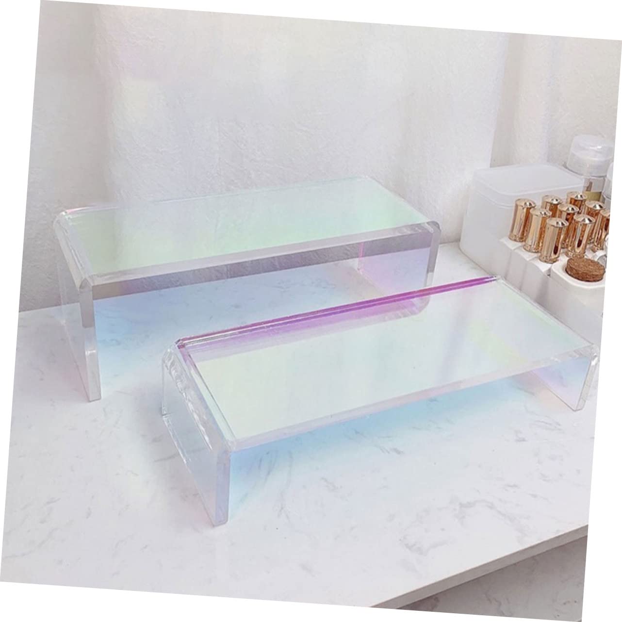 Mikikit Cuscino Supporto a per Bianco e Acrilico Poggiamano Manicure Ergonomico Comodo e Resistente Polso per Uso in Salone Casa