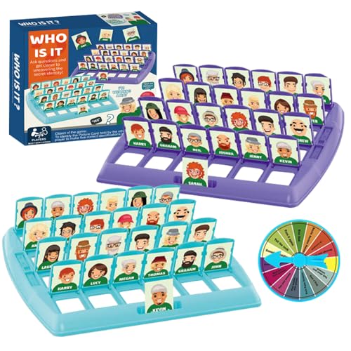 NAVESO Guess Who Game for Kids, Board Games Kids Guess Who, Travel ...