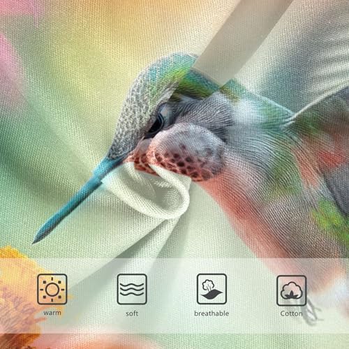 Hummingbird Vibrant Orange Flower Little Girl Panties Girls Underwear Toddlers Cotton Stylish Briefs Undies Kids 2t3