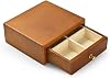 Earrings Bangle Necklace Storage Case Solid Wood Small Drawers Jewelry Organizer Box Display
