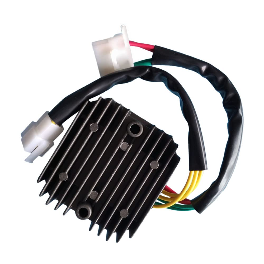 Riloer Raddrizzatore del regolatore di tensione, raddrizzatore del regolatore di tensione del motociclo, 31600-MS6-921, Compatibile con Honda Xl 600V Transalp 1987-1999