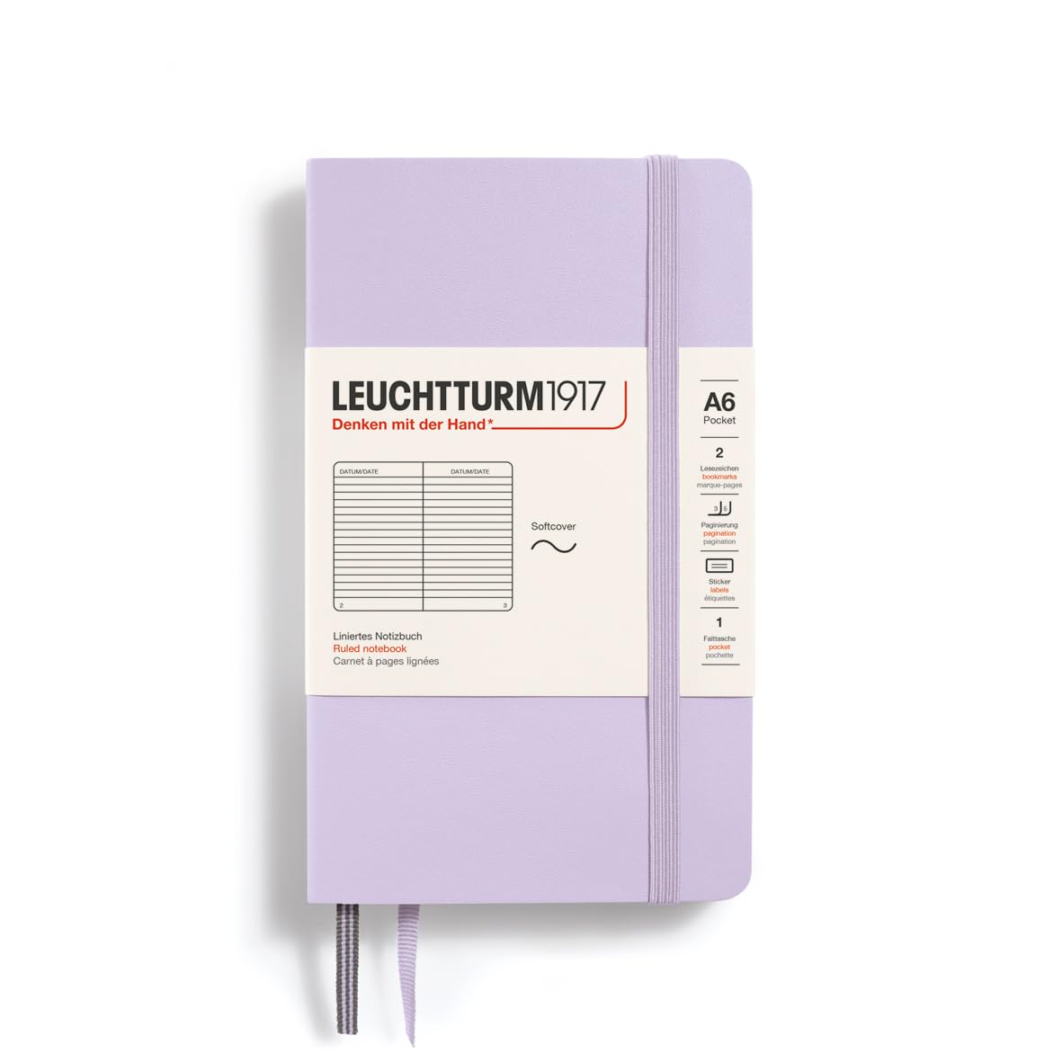 Amazon.com : LEUCHTTURM1917 - Notebook Softcover Pocket A6-123