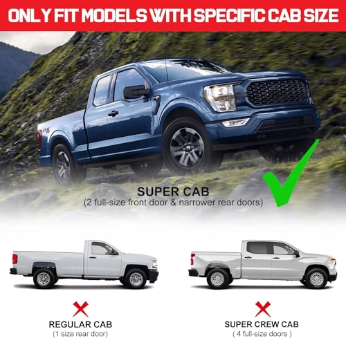Estribos para Ford F250 F350 Super Cab 1999-2016 miniatura 3