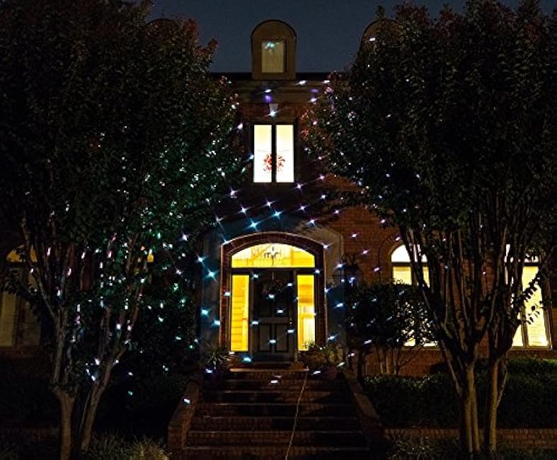 Ledmall Full Spectrum Motion Star Effects 7 Color with White Laser Christmas Lights Projector Outdoor
