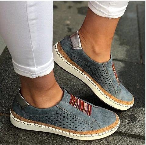 XLBD Tênis casual ortopédico premium, sapatos de caminhada ortopédicos casuais, sapatos de barco res